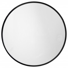 AZSIO ROUND MIRROR IRON FRAME LARGE BLACK 